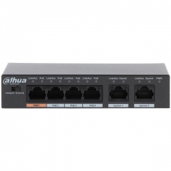 Switch PoE DH-PFS3006-4ET-60 6xFE 4xPoE -30043