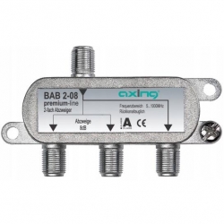 Odgałęźnik CATV Axing BAB 2-08 1-we/3-wy 8dB-30274