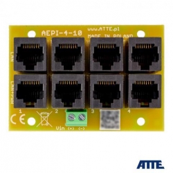 Adapter PoE AEPI-4-10-OF 4-kanałowy -30477