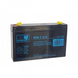Akumulator żelowy bezobsługowy MW 6V 7,2Ah-31544