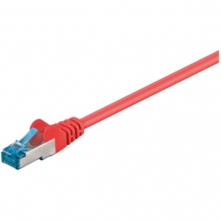 Kabel patchcord S/FTP PiMF kat.6A 20m czerwony-31688
