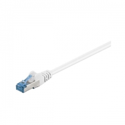 Kabel patchcord S/FTP PiMF kat.6A 30m biały-31690