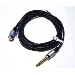 Kabel przedłużacz Jack 6,3-Jack 3,5 MK69 1,5m-31708