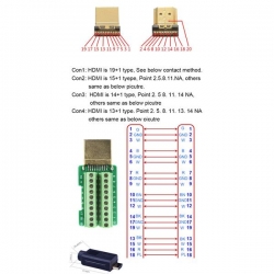 Wtyk HDMI v.2.0 z szybkozłaczem ARK na kabel-31716