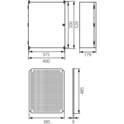 Obudowa n/t hermetyczna IP65 UNIbox Uni-2 43.2-31829