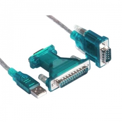 Kabel konwerter interfejs USB/RS232  adapter 25pin-31980