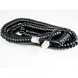 Kabel telefoniczny spiralny 4p4c 4,0m czarny-32312