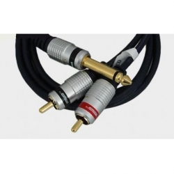 Kabel audio wt.Jack 6,3 mono/2xwt.RCA MK80 1m-32444