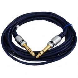 Kabel audio Jack 6,3 stereo/Jack 6,3 st. MK61 1m-32498