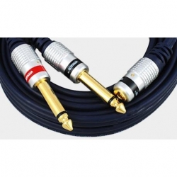 Kabel audio gn.Jack 3,5 st./2xJack 6,3 m.MK72 1,5m-32508