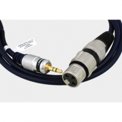 Kabel mikrofonowy gn.XLR/wt.Jack 3,5 st. MK21 3m-32622