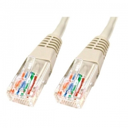 Kabel patchcord UTP CU kat.5e 8m szary-32749