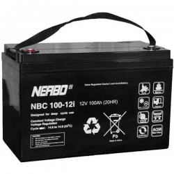 Akumulator żelowy bezobsługowy NBC 12V 100Ah -33010