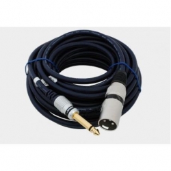 Kabel mikrofonowy wt.XLR 3p/wt.Jack 6,3 MK34 1,5m-33094
