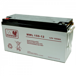Akumulator żelowy bezobsługowy MWL 12V 150Ah-33145