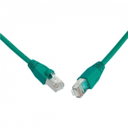 Kabel patchcord S/FTP PVC kat.6 1m zielony-33485