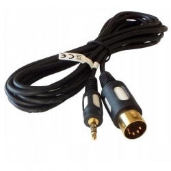 Kabel DIN 5p (545) - Jack 3,5 stereo 5m-33593