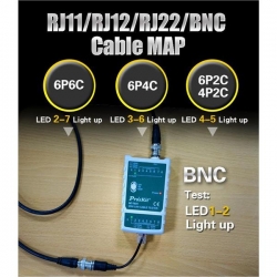 Tester sieci 3w1 BNC, RJ45, RJ11/12 MT-7031-33730