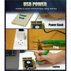 Zestaw lutownica USB + narzędzia PK-324 Pro's Kit-33772