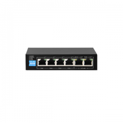 Switch PoE PS-SW0604POE-60 6xFE 4xPoE 2xUplink -33865