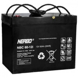 Akumulator żelowy bezobsługowy NBC 12V 80Ah -33994