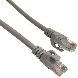Kabel patchcord U/UTP kat.6A 0,25m szary-34046