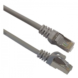 Kabel patchcord S/FTP PVC kat.6 0,5m szary -34195
