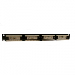 Patchpanel 24xRJ45 UTP kat.5e 19cali 1U 45 stopni-34261