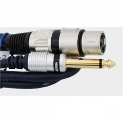 Kabel Jack 6,3 mono-gn.XLR 3p MK17 15m-34266