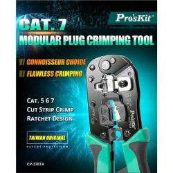 Zaciskarka wtyków RJ-45 kat.7 CP-376TA Pro's Kit-34406