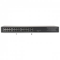 Switch PoE GTS-B1-26-242G 24xFE 24xPoE 2xGE Uplink-34561