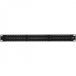 Patchpanel 48xRJ45 UTP kat.6 19cali 1U-34638