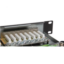 Patchpanel 24xRJ45 STP kat.6 19cali wspornik-34662