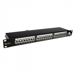 Patchpanel 24xRJ45 STP kat.6 19cali wspornik-34665