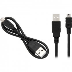 Kabel USB wt.A/wt.mini USB 3m czarny-34760