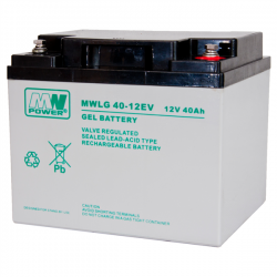 Akumulator żelowy bezobsługowy MWLG 12V 44Ah-34929