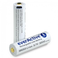 Akumulatorek Everactive Li-ion 18650 3,7V microUSB-34995