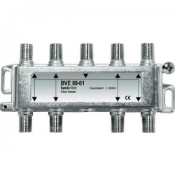 Rozgałęźnik CATV Axing BVE 80-01 1-we, 8-wy-35061