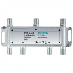 Rozgałęźnik CATV Axing BVE 6-01P 1-we, 6-wy-35128
