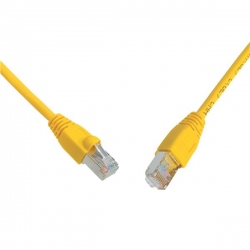 Kabel patchcord S/FTP PVC kat.6 5m żółty-35130