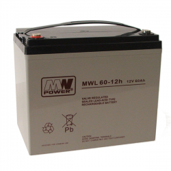 Akumulator żelowy bezobsługowy MWL 12V 60Ah-35180