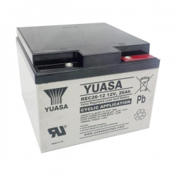 Akumulator żelowy bezobsługowy YUASA 12V 26Ah VRLA-35207