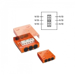 Puszka instalacyjna PP-BXM TYP2.2 6x6mm przelot.-35297