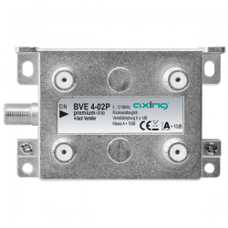 Rozgałęźnik CATV Axing BVE 40-02 1-we, 4-wy-35402