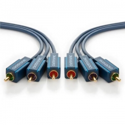 Kabel 3RCA-3RCA komponent YUV 20m Clicktronic-35502