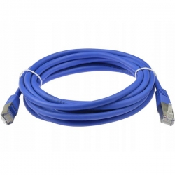 Kabel patchcord FTP kat.6 5m niebieski HQ-35581