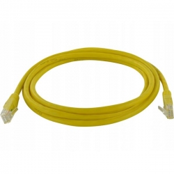 Kabel patchcord FTP kat.6 1m żółty HQ-35590
