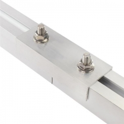 Łącznik aluminiowy 120mm szyn montażowych 40x40mm -35639