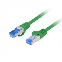 Kabel patchcord S/FTP LSZH kat.6A 10m zielony-35742