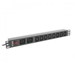 Listwa zasilająca Rack 19cali 8xIEC C13 2xC19 -35765